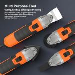 Yunirvana Oscillating Multi Tool,300W 6-Speed Multi Tool,15000-22000 RPM Variable Speed Multitool,3° Oscillating Angle,Quick-Lock & 31pcs Accessories with Portable Bag
