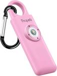 Thopeb Personal Alarm for Women– Extra Loud Siren and LED Strobe Light Original Self Defense Siren and Key Chain, Helps Elders & Womens & Kids Emergency Call (Pink)