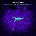 Lepro LE UV Torch, 9 LED 395nm Ultraviolet Flashlight, Blacklight Detector for Pet Urine, Stain, Bed Bugs and More, 3 AAA Batteries Included