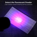 Lepro LE UV Torch, 9 LED 395nm Ultraviolet Flashlight, Blacklight Detector for Pet Urine, Stain, Bed Bugs and More, 3 AAA Batteries Included