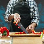 Bladez Professional Kitchen Knife Set, 5 Pcs Stainless Steel Kitchen Knives Set with Ultra Sharp Blade and Soft Handle, Includes Chef, Bread, Carving, Utility and Paring Knife, All in a Gift Box