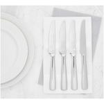 Amazon Basics Stainless Steel Dinner Knives With Square Edge, Pack of 12, Silver