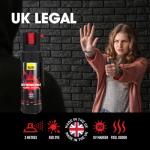 Noyzie Self Defence Spray UK Legal Pepper Spray Alternative for Men & Women with UV Marking & Belt Clip - Criminal Identifier Spray for Personal Protection TWIN PACK 15ml