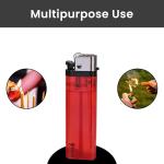 Aspect Multipurpose Disposable Lighters Pack of 50, Multipack Windproof Adjustable Long Lasting Flame, Pocket lighters, Gas Lighters Use for Camping, Outdoor BBQ, Candle