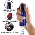 Self Defence Spray SafeStride Criminal Identifier Spray for Personal Protection (3m range) - Weapons UK Legal for Men & Women with UV Marking & Keychain 15ml