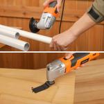 Yunirvana Oscillating Multi Tool,300W 6-Speed Multi Tool,15000-22000 RPM Variable Speed Multitool,3° Oscillating Angle,Quick-Lock & 31pcs Accessories with Portable Bag