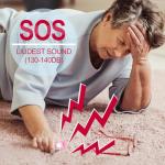 Thopeb Personal Alarm for Women– Extra Loud Siren and LED Strobe Light Original Self Defense Siren and Key Chain, Helps Elders & Womens & Kids Emergency Call (Pink)