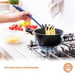MasterChef Kitchen Utensils Set 6 Piece Cooking Tools Made From Non Scratch, Heat Resistant Material with Stylish Multi Coloured Soft-Touch Handles