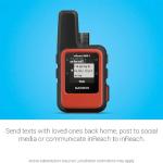 Garmin inReach Mini 2, Lightweight and Compact Satellite Communicator, Hiking Handheld, Orange - 010-02602-00