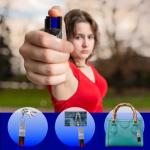 Self Defence Spray SafeStride Criminal Identifier Spray for Personal Protection (3m range) - Weapons UK Legal for Men & Women with UV Marking & Keychain 15ml