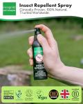 Incognito Insect Repellent Spray, 100ml - Natural DEET Free, Shields from Wide Range of Biting Insects. Clinically proven protection from Ticks & Dengue carrying mosquitoes, Organic Mosquito Repellent