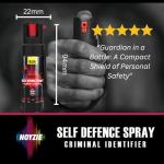 Noyzie Self Defence Spray UK Legal Pepper Spray Alternative for Men & Women with UV Marking & Belt Clip - Criminal Identifier Spray for Personal Protection TWIN PACK 15ml