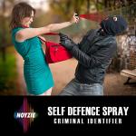 Noyzie Self Defence Spray UK Legal Pepper Spray Alternative for Men & Women with UV Marking & Keychain - Criminal Identifier Spray for Personal Protection TWIN PACK 15ml