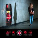 Noyzie Self Defence Spray UK Legal Pepper Spray Alternative for Men & Women with UV Marking, Keychain & Belt Clip - Criminal Identifier Spray for Personal Protection - 15ml