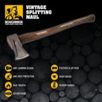Roughneck ROU65678 Traditional Hickory Handle Log Splitting Maul 2kg (4¼lbs)