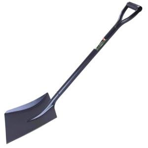 Easy Shopping® Black Full Metal Shovel/Spade for Gardening, Digging, and Builder Work, Square Head, D -Grip Handle Light Wight