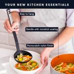 Kitchen Utensils Set - 25pieces Non-Stick Heat Resistant Cooking Utensils Set - Spoons Turners Spatula Ladle Set - Kitchen Tools Gadgets Accessories