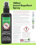 Incognito Insect Repellent Spray, 100ml - Natural DEET Free, Shields from Wide Range of Biting Insects. Clinically proven protection from Ticks & Dengue carrying mosquitoes, Organic Mosquito Repellent