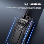 Retevis RT27 Walkie Talkies, Walkie Talkies for Adults Long Range, with 6 Way Charger, Rechargeable 2 Way Radio Hand Free, PMR446 License Free Radio Communication for School Security (6 Pack, Black)