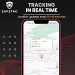 SafeTag Mag 4G – Rechargeable Magnetic 4G LTE GPS Tracker, Car, Van, Motorbike, Caravan, etc. 34-195 Countries, 90 Day Standby, Real Time Tracking and Alerts, 7 Day Free Trial+SIM Included, UK Company