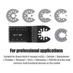 20 Pcs Mix Oscillating Saw Blades, Professional Wood/Metal Universal Multitool Quick Release Saw Blades Fit Fein Multimaster, Ryobi, Milwaukee, Bosch, Dremel, Dewalt, Rockwell, Makita and More #3041