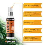 Pyramid Trek 50 Insect Repellent, 50% DEET Max Strength Mosquito Repellent, Up to 6hrs Protection. Unscented, Fast-Drying Spray for Travel, Trekking, Camping & Festivals. Suitable for Age 12+ (100ml)