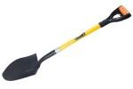 Easy Shopping® Round Pointed for Digging Shovel, Gardening, Digging, Builders Shovel, Rubber Grip Strong handle Light Weight