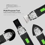 GALAX PRO Oscillating Tool, 400W Multifunction Tool 15000-22000OPM 6 Variable Speed Oscillating Vibration,Quick Change System,Angle 4 Degrees,for Cutting, Sanding and Grinding,with 30 Pcs Accessories