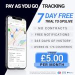 REWIRE SECURITY DB2 GPS Vehicle Tracker - Hard-Wired Tracking Device | 24/7 Accurate Real-Time Location Monitoring for Car, Motorbike, Motorcycle, Van | Easy to Install | Low-Cost Monthly Subscription