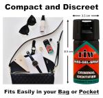 Self-Defence Professional Quality UK Legal Pepper Spray alternative. Police Used brand TiW TW1000. (1 x 40 mL Unit) TiW FARB-GEL-SPRAY for Women, Men, Dog Walkers, Elderly, Runners, Cyclists, Students