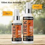 Pyramid Trek 50 Insect Repellent, 50% DEET Max Strength Mosquito Repellent, Up to 6hrs Protection. Unscented, Fast-Drying Spray for Travel, Trekking, Camping & Festivals. Suitable for Age 12+ (60ml)