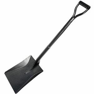Unibos Garden Shovel - Heavy Duty Stainless Steel with D-Handle for Moving Soil, Digging, Scooping & Planting - Large Builders Carbon Steel Spade with Ergonomic Grip