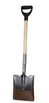 Easy Shopping® 41-Inch Heavy-Duty Square Shovel Multi-Purpose for Gardening, Digging, Snow Removal, Builders Shovel, Rubber Grip Strong handle
