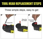 DEWINNER Oscillating Multi-Tool, Detail Sander for Drill Attachment,Sanding Kit, a Mini Saw & Grinder, Scraper and Grout Remover, Variable Speed Universal Fit Accessory