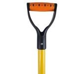 Easy Shopping® Round Pointed for Digging Shovel, Gardening, Digging, Builders Shovel, Rubber Grip Strong handle Light Weight