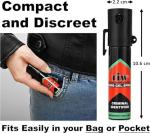 Farbgel Self-Defence Spray. UK Legal Pepper Spray alternative. Criminal Identifier Dye. UK Police Used Brand TiW TW1000. With Pocket Clip and Keyring Hole. (1 UNIT, 20 mL). Made in Germany