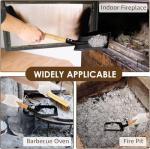 Heavy-Duty MINI Metal Coal Shovel – Durable Steel Scoop with Comfortable Wooden Handle for Fireplace, Stove, Ash, Garden Wastes and Outdoor Use 37cm x 10cm (Small)