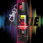 Noyzie Self Defence Spray UK Legal Pepper Spray Alternative for Men & Women with UV Marking & Keychain - Criminal Identifier Spray for Personal Protection 15ml