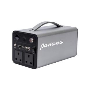 Panana Portable Power Station 333Wh (90,000mAh), 300W Pure Sine Wave Lithium Battery Backup, Solar Generator with AC/DC/USB-C, Emergency Power Supply for Camping Caravan Home Blackout Off-Grid