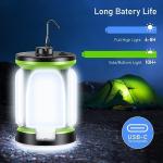 Blukar Camping Lantern Rechargeable, 2000 Lumen Ultra Bright Camping Lights Lamp - 7 Light Modes, 60 LED Hanging Tent Lamp, 10+ Hrs Battery Life for Outdoor, Power Cuts, Emergency, Fishing, Hiking etc