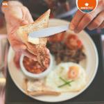 SOL 8pk Dinner Knives - 22cm Stainless Steel Table Knives, Dishwasher Safe Cutlery Set, Durable Knife Cutlery for Dining, Sleek Table Knife Design