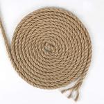 Tenn Well 10mm Jute Rope, 50 Feet Thick and Strong Natural Jute Twine for Gardening, Bundling, Camping, Decorating (Brown)