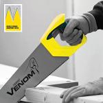 Draper Venom Handsaw (350mm) | Second Fix Double Ground Hand Tool | High Carbon Steel Blade | TPR Soft Grip Handle | 80874