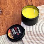 Long-Burning Emergency Candle (3 Wicks) - 36-Hour Survival Kit in Tin Box for Blackouts, Winter Storms, Hunting, and Camping (3pcs)
