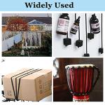 10 Metres Soft Cotton Rope, Thick Cotton Cord, All Purpose Soft Rope for DIY Craft Projects Hanging Bundling, Black