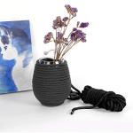 10 Metres Soft Cotton Rope, Thick Cotton Cord, All Purpose Soft Rope for DIY Craft Projects Hanging Bundling, Black