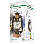 HomeLife Nebraska LED Storm Lamp with 15 Bright LED's / Carry Handle / Weatherproof Design / Variable Dimmer Settings / Energy Saving / Battery Operated - D1201CP - Copper