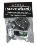 The Stove Wizard Black Stove Rope Kit 10mm x 2.5m Long with Large 50ml Super Seal Adhesive Flues Glass Door Seals Wood Log Burner Replacement Multi Fuel Stove Made In The UK