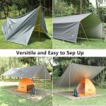 Unigear Tarp Rain Fly Tarp Waterproof Tent Cover Hiking Shelter Foldable Lightweight Waterproof for Camping and Protection Against Rain, Snow and Sun