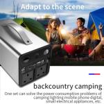 Panana Portable Power Station 333Wh (90,000mAh), 300W Pure Sine Wave Lithium Battery Backup, Solar Generator with AC/DC/USB-C, Emergency Power Supply for Camping Caravan Home Blackout Off-Grid